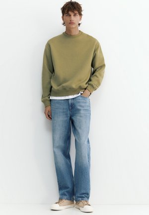 PULL&BEAR, RELAXED FIT - SWEATSHIRT - Sweatshirt - khaki