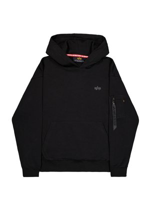 Alpha Industries, ALPHA INDUSTRIES MEN - HOODIES DTM ML HOODIE - Kapuzenpullover - black