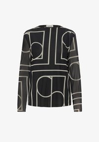 Selezionato, black w white monogram