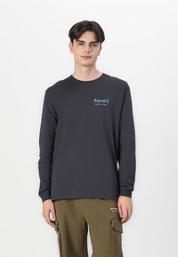 Rip Curl - SHRED TEE UNISEX - Long sleeved top - washed black Thumbnail Image 1