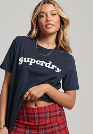 VINTAGE COOPER CLASSIC - Print T-shirt - eclipse navy
