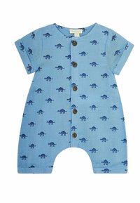 JoJo Maman Bébé DINOSAUR CHEESE BUTTON FRONT  REGULAR FIT - Combinaison - denim