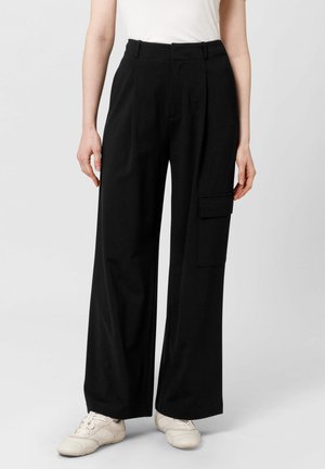 ARIAA WIDE LEG - Pantaloni cargo - schwarz
