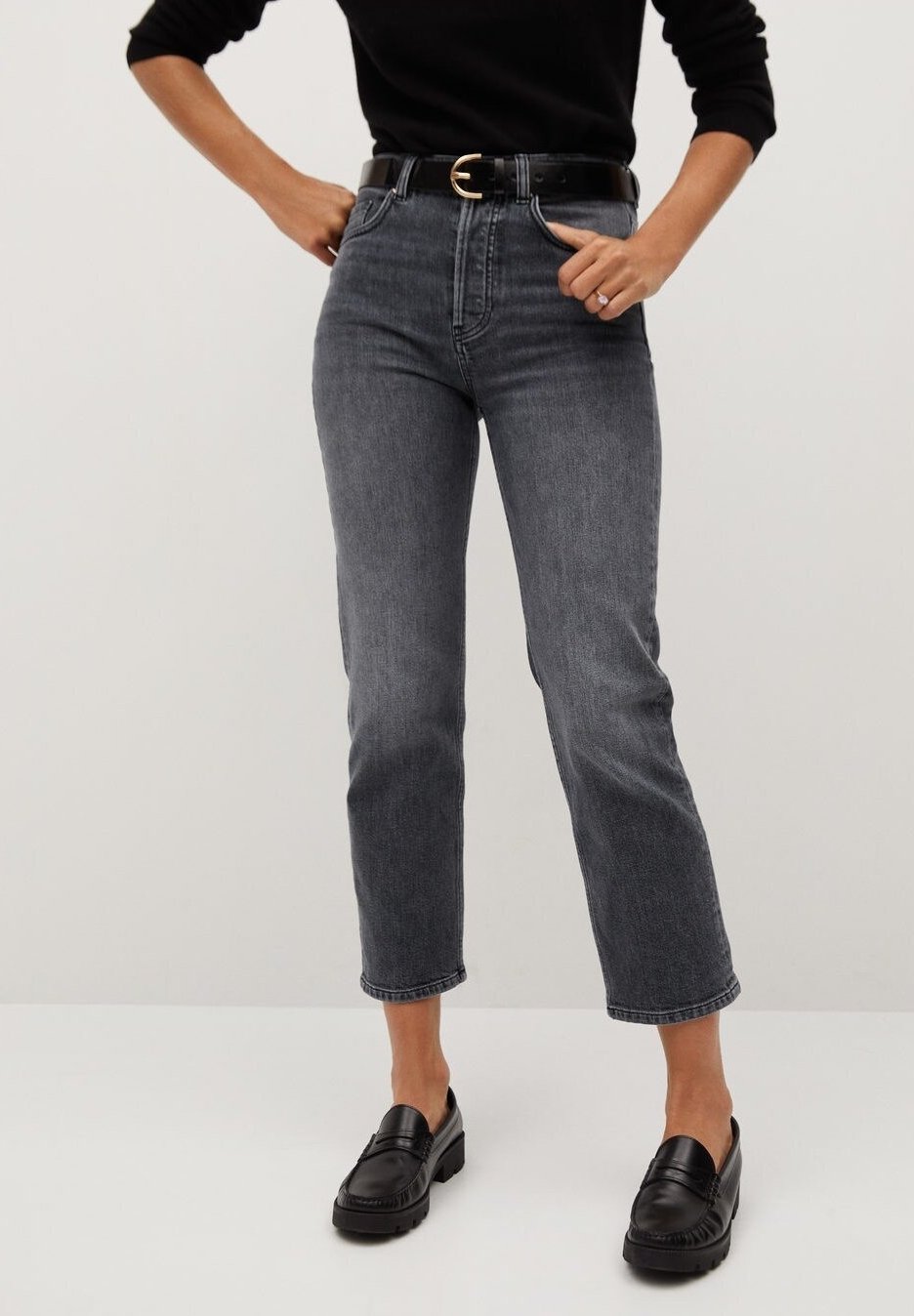 open leg jeans