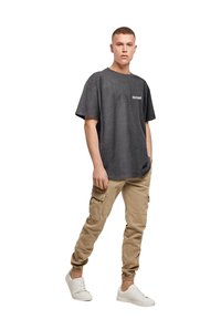 Merchcode Tricou cu imprimeu - charcoal
