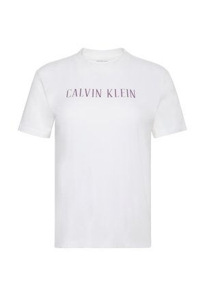Calvin Klein Jeans, CLASSIC VARSITY LOGO - Μπλουζάκι με στάμπα - bright white