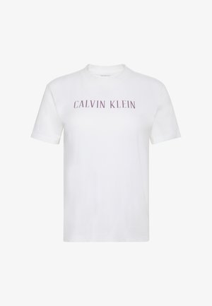 Calvin Klein Jeans, CLASSIC VARSITY LOGO - Μπλουζάκι με στάμπα - bright white
