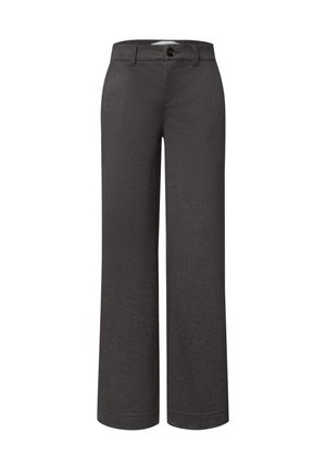 Street One Studio, MID WAIST WIDE LEG PANTS IN A CASUAL FIT - Pantalon classique - black