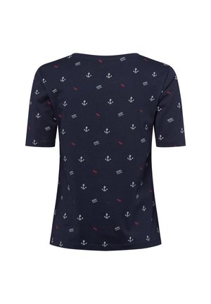 Print T-shirt - marine