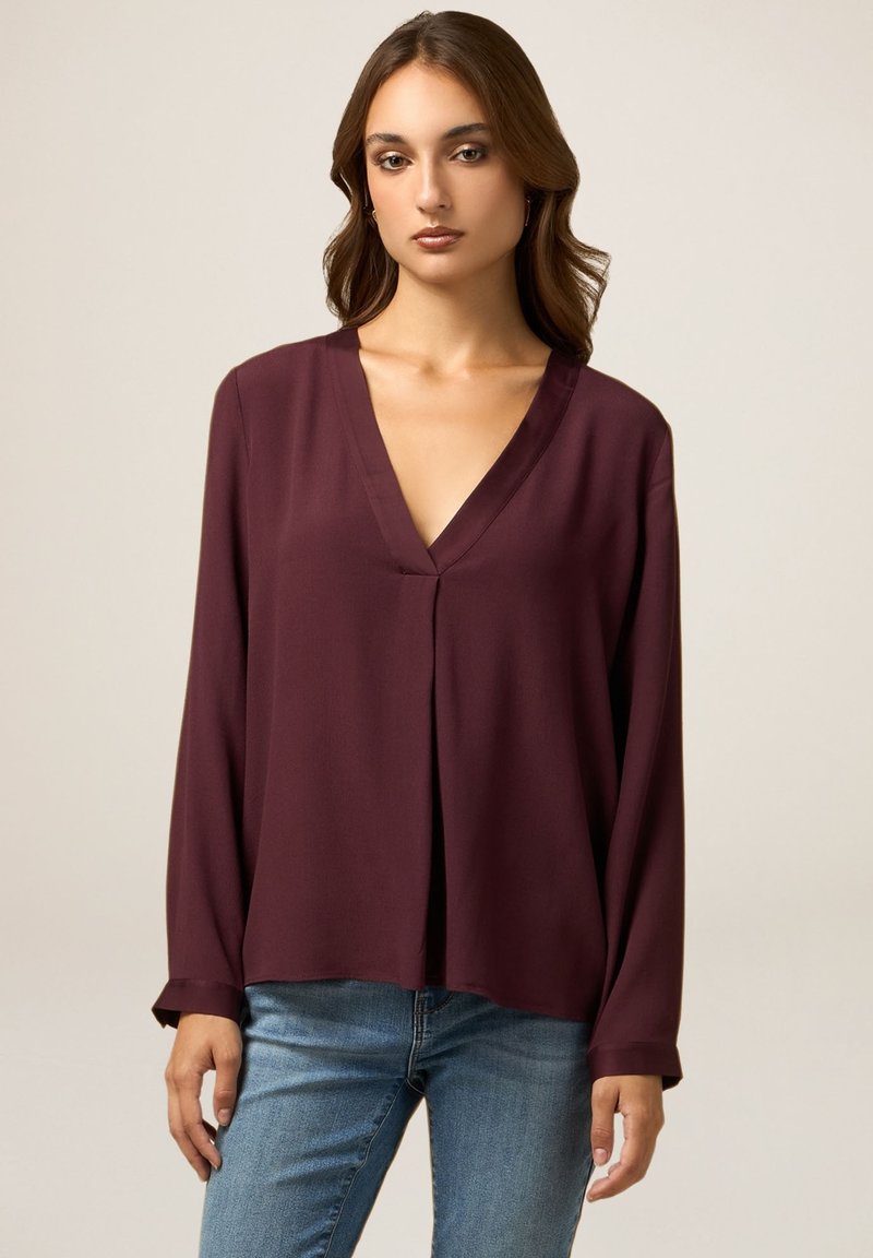 Oltre Blusa - bordeaux