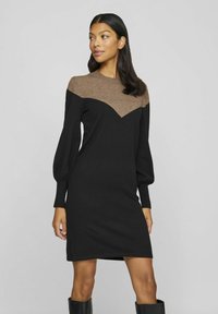 VILA MIDI - Robe pull - black