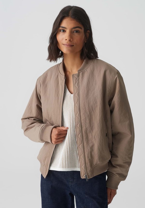 Bomberjacke - warm taupe