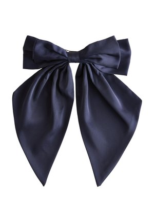 BOW - Pripomoček za oblikovanje las - navy satin