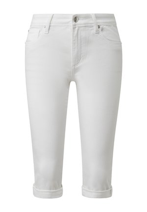 QS, JEANS-HOSE CATIE - Jeansshort - weiß