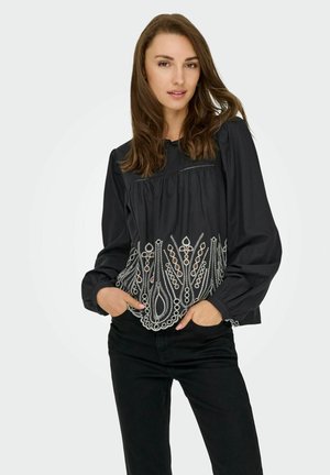 Bluse - black
