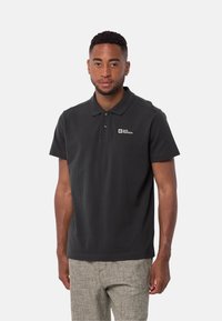 Jack Wolfskin ESSENTIAL - Polo - black