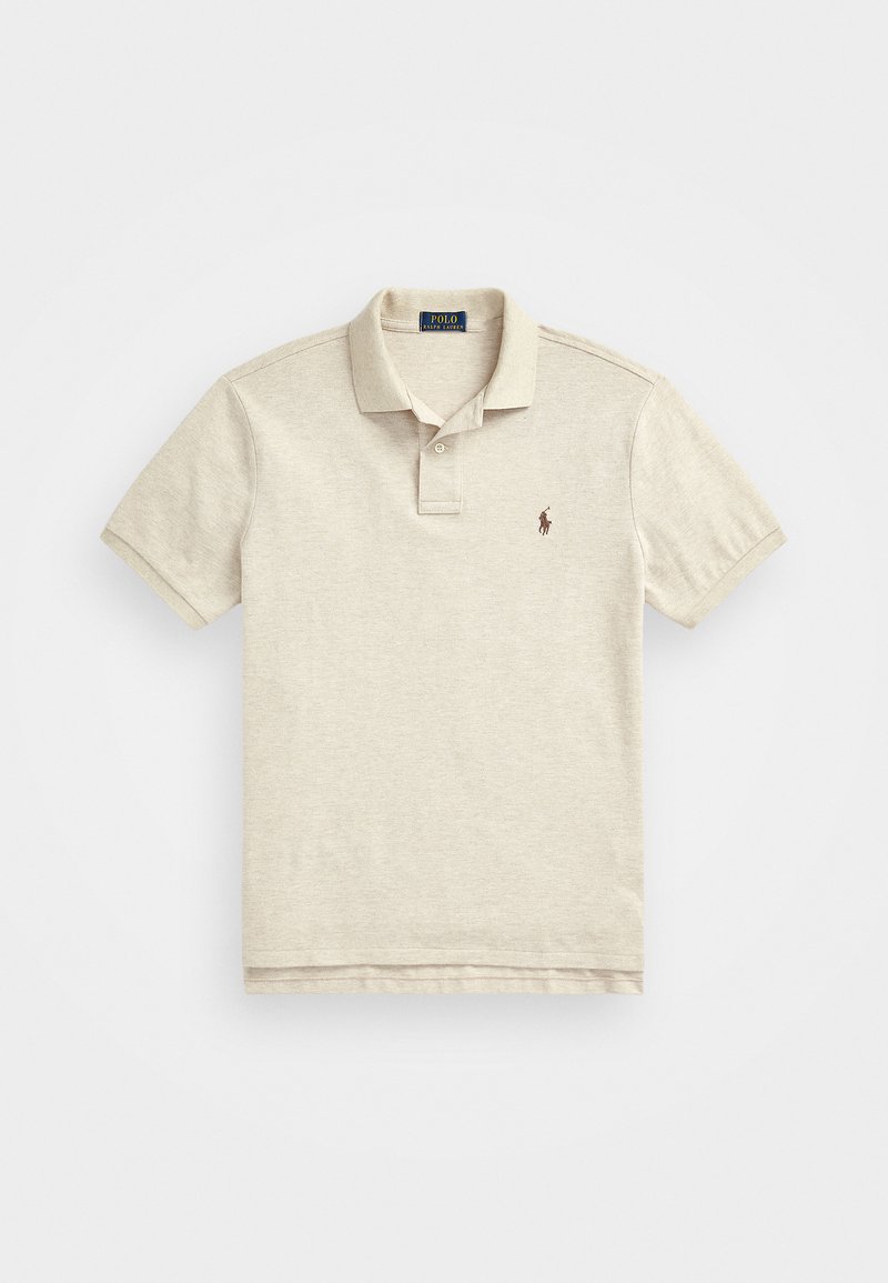 Polo Ralph Lauren SHORT SLEEVE - Polo shirt - expedition dune heather/sand  - Zalando.co.uk