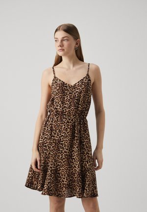 PCNYA SLIP BUTTON DRESS - Päevakleit - multi-coloured