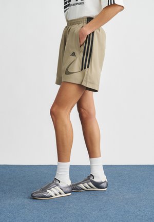 TEAMGEIST - Rövidnadrágok - black/blanch brown