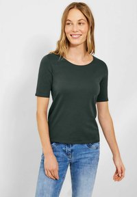 Cecil IN UNIFARBE - T-Shirt basic - grün