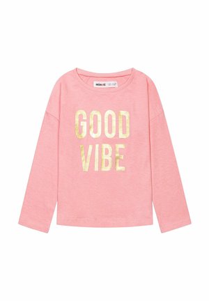 CREW NECK PRINTED - T-shirt med print - pink