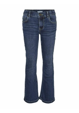 Flared Jeans - dark blue denim