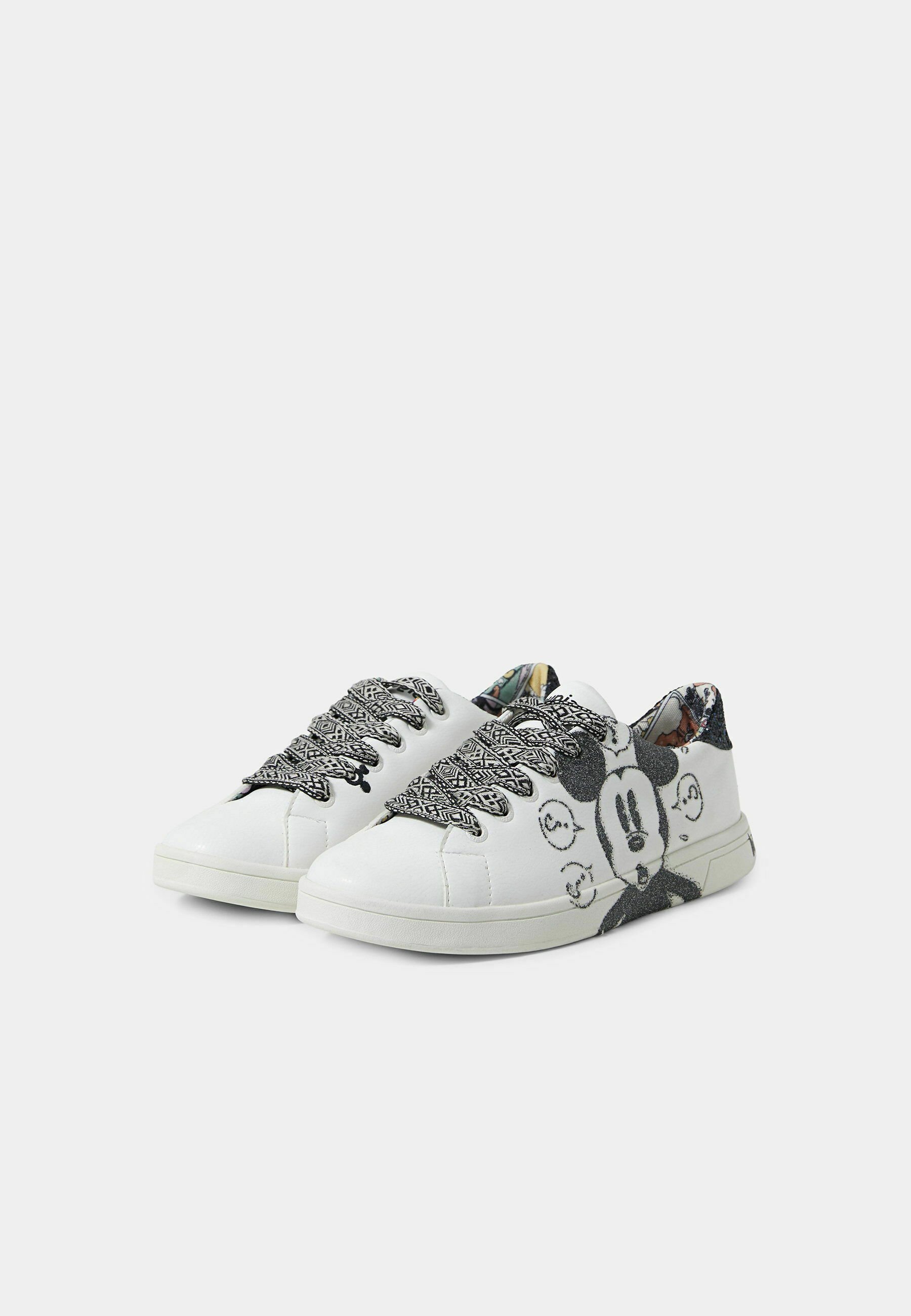 Desigual MICKEY MOUSE GLITTER EMBELLISHMENTS - Zapatillas - white/blanco -  Zalando.es