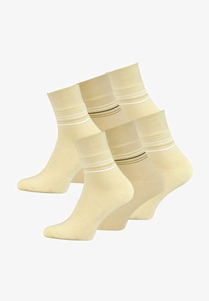Cotton Prime, KURZSCHAFT 6 PACK - Chaussettes - beige