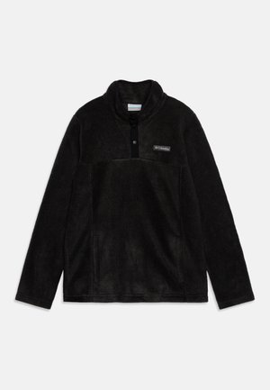STEENS MTN II 1/4 SNAP UNISEX - Fleecegenser - black