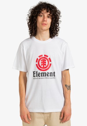 VERTICAL - Print T-shirt - optic white
