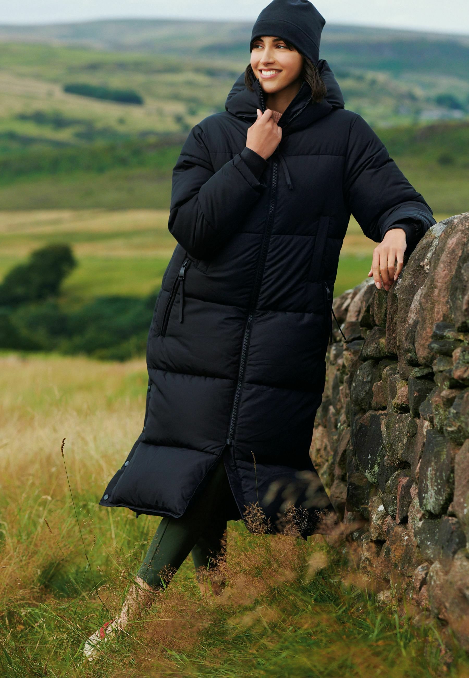 kathmandu long puffer jacket