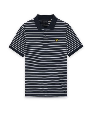 Lyle & Scott BRETON  - Pólóing - dark navy/white