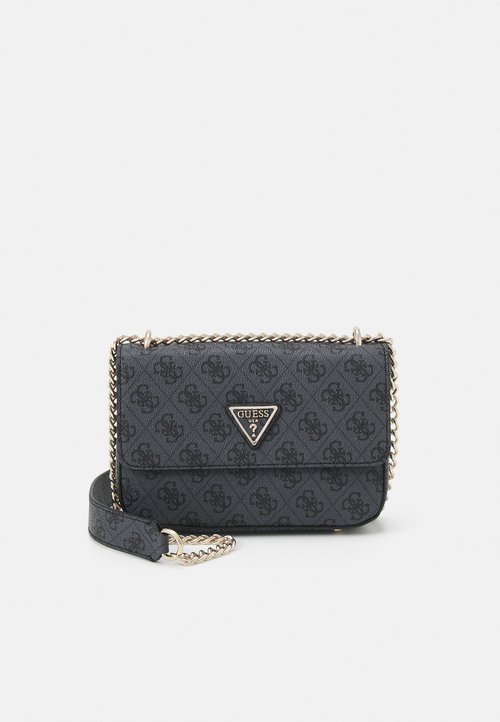 GUESS Noelle Xbody Flap Organizer – Borsa Donna Pratica Con Due Scomparti E Zip Sicura