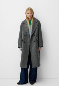 Bershka - DROP-SHOULDER - Klassinen takki - mottled grey Pienoiskuva 1