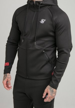 Tröja med dragkedja - black