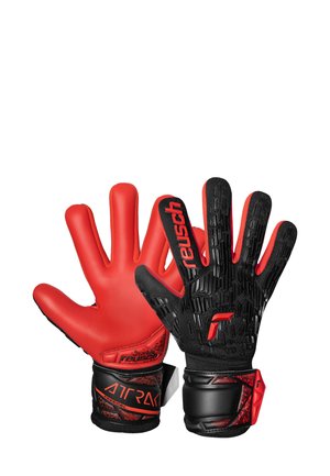ATTRAKT FREEGEL NC JUNIOR - Goalkeeping gloves - black/red