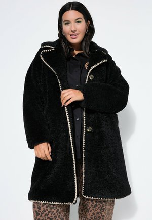 TEDDY ZIERNÄHTE - Halflange jas - black