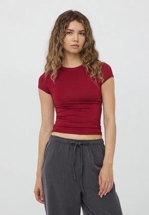 Terranova ADERENTE UNITA IN - T-shirt basic - bordeaux