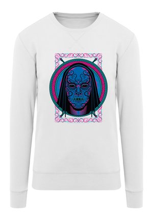 HARRY POTTER NEON TODESSER MASKE - PREMIUM FILM MOVIE TV COMIC F - Långärmad tröja - white