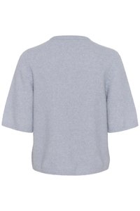 Gestuz ALPHA TEE - Basic T-shirt - grey blue melange