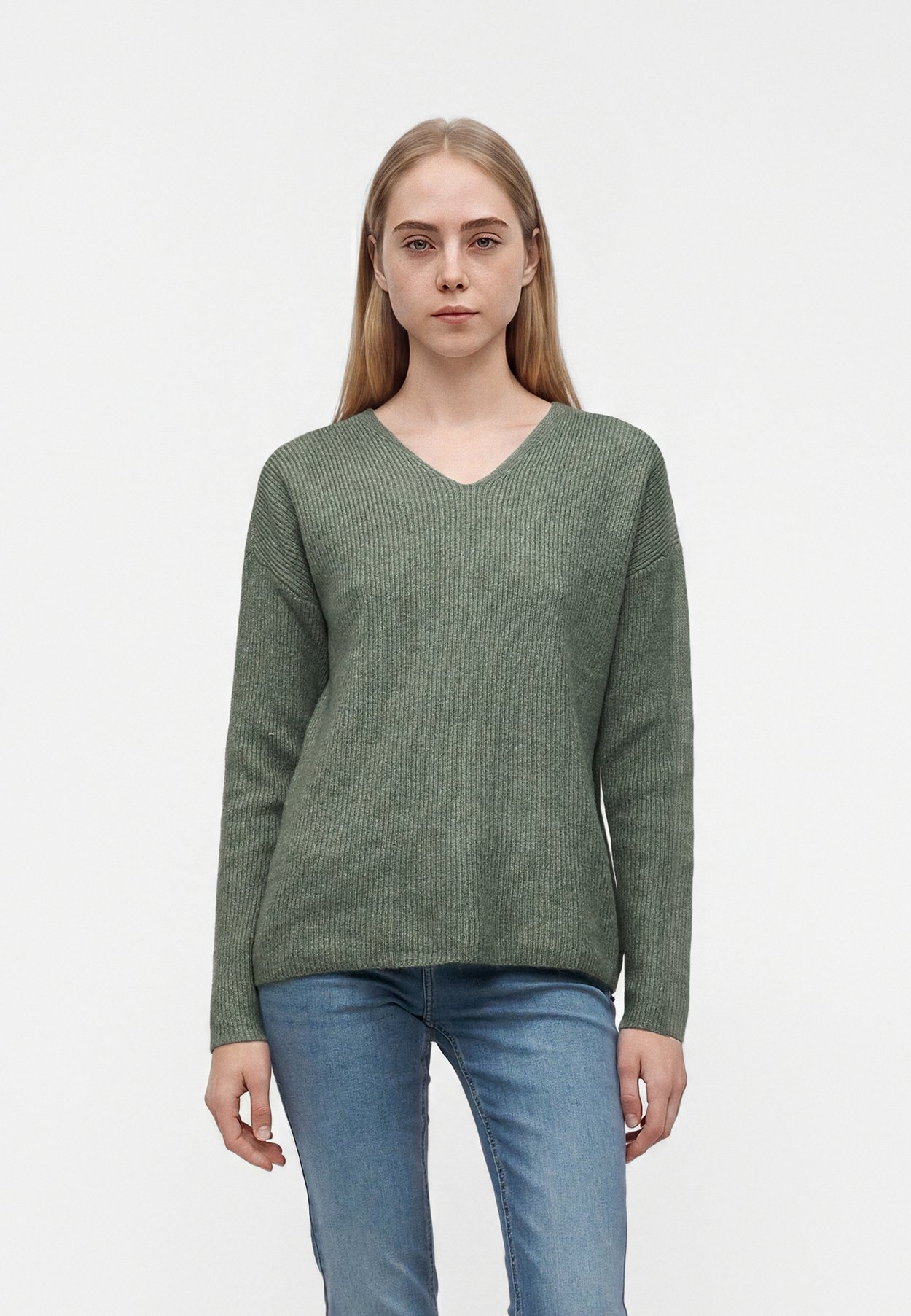 ONLCAMILLA V-NECK L/S PULLOVER KNT NOOS