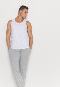 Pier One 2 PACK - Bas de pyjama - mottled dark grey/mottled grey