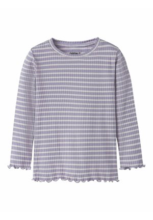 Top s dlhým rukávom - lavender gray
