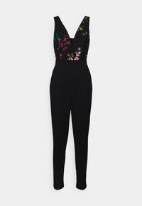 WAL G. PRINT CONTRAST PLUNGE  - Kombinezonas - black floral