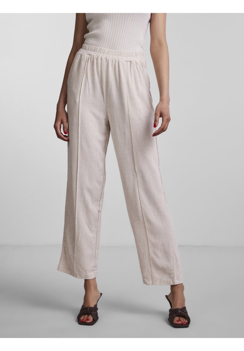 YAS YASVIGGI ANKLE PANT - Kelnės - eggnog