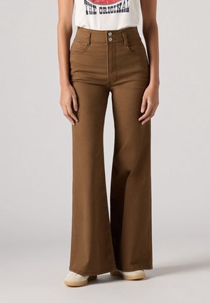 Flared Jeans - coloured denim