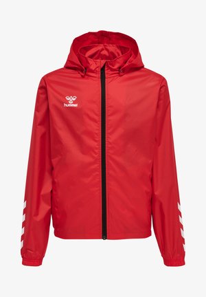 HMLCORE XK SPRAY - Outdoorjacke - true red