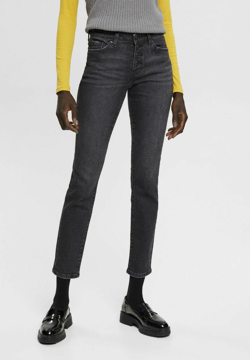 Esprit Jeans Slim Fit black medium wash/schwarz Zalando.ch