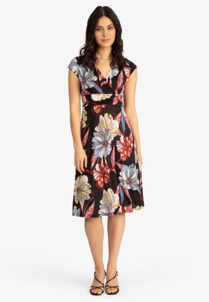Robe de jour - schwarz multicolor