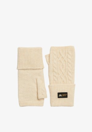 Superdry & Co CABLE LUXE - Fäustling - oatmeal white